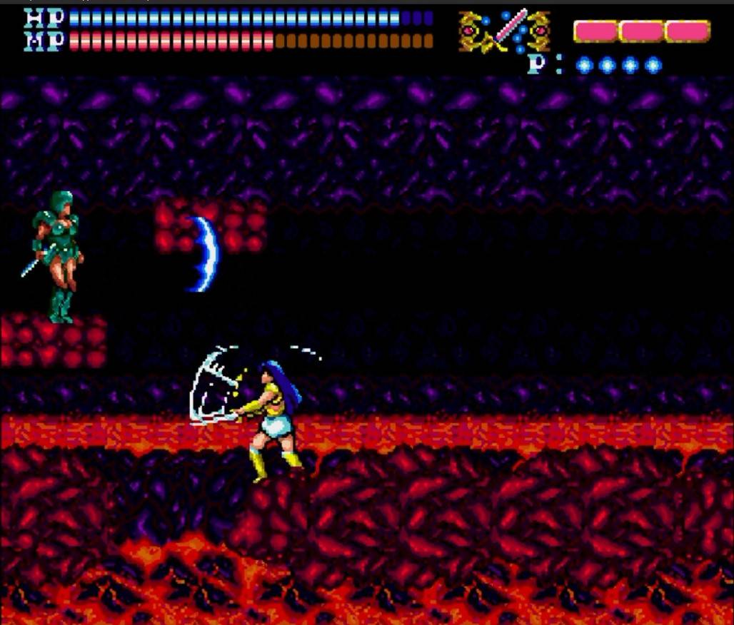 Valis The Fantasm Soldier - геймплей игры Sega Mega Drive\Genesis